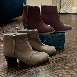 Two pairs of ON booties ✨